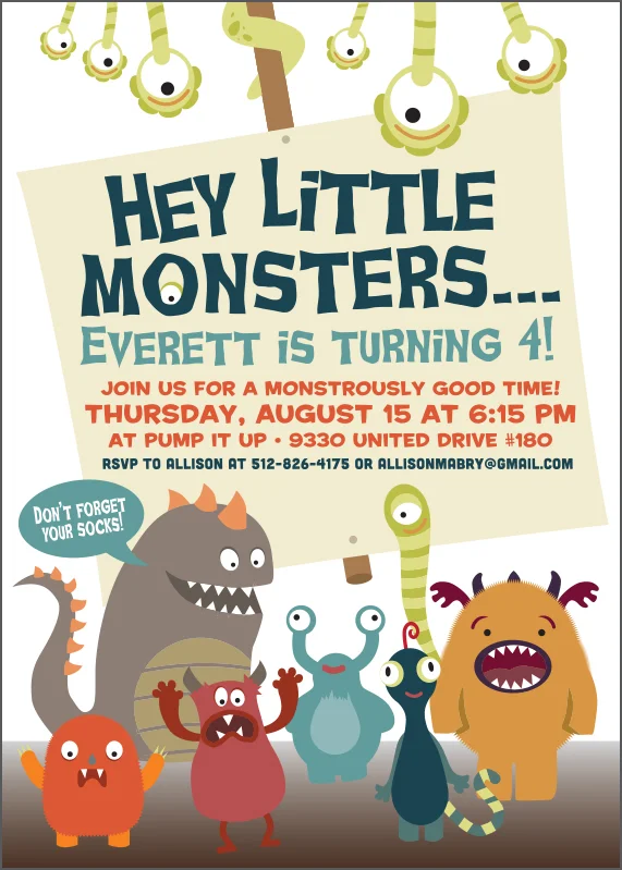 Birthday party invitation