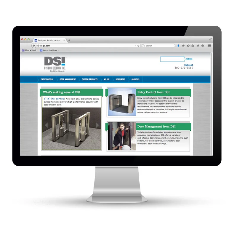 DSI website design