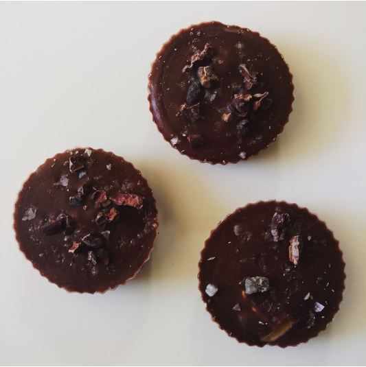 5-Minute Healthy AF Sea Salted Peanut Butter Cups
