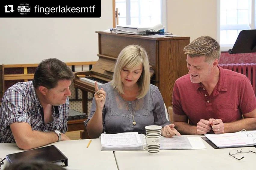 Steve and Karen with Sean Allan Krill at the PiTCH Finger Lakes Music Theatre Festival