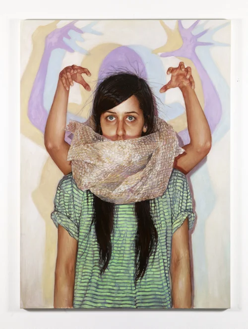 Bubbled 2008, Oil on Canvas 5 x 4'
