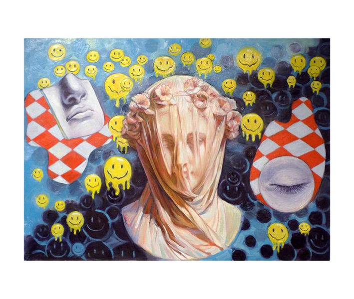 Meta Feeling 2012, Oil on Canvas 30 x 40" 