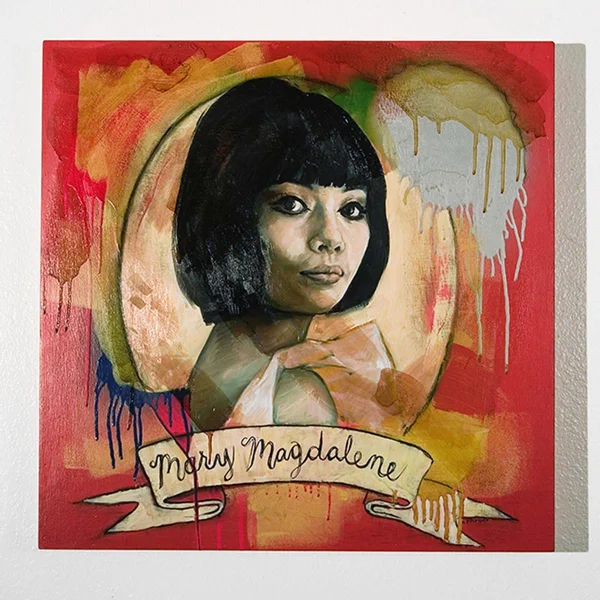 Mary Magdalene 2004, Oil on Panel 2 x 2'