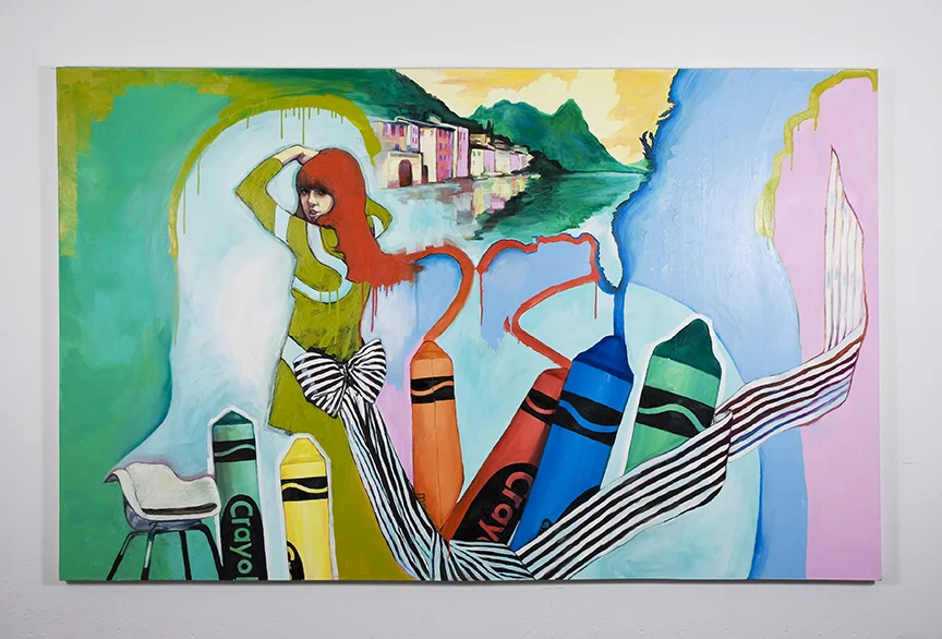 Culture 2003, Oil on Canvas 6 x 10'