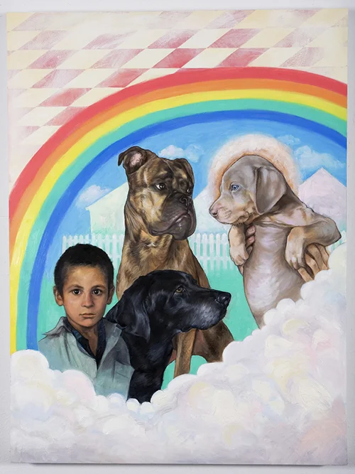 Enlightenment 2006, Oil on Canvas 4 x 3'