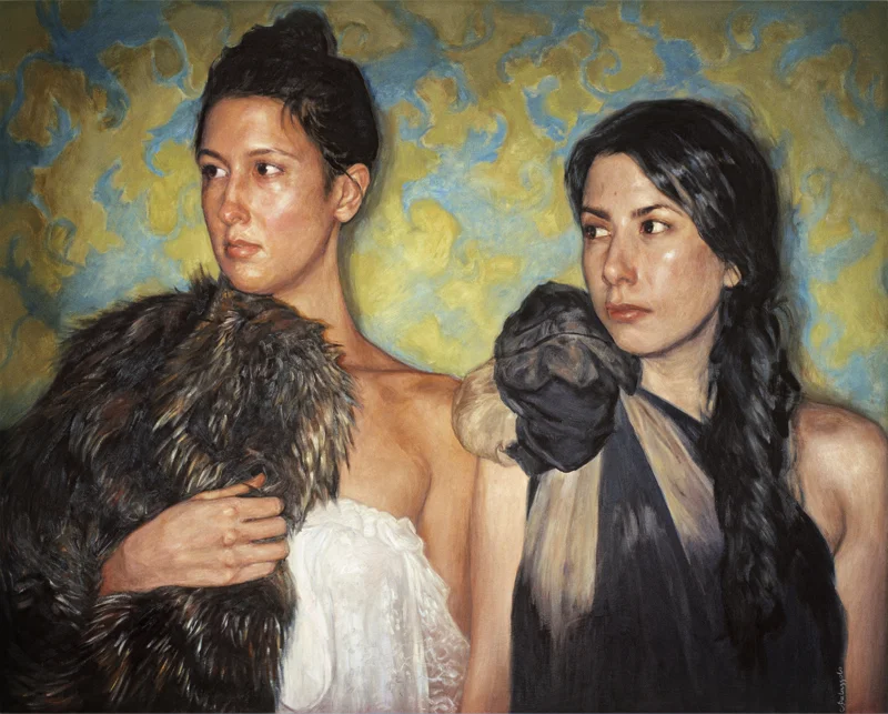 City Folk 2007, Oil on Canvas 4 x 5'