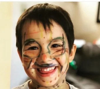 Child's Play! Thanks @llveto for letting me share your son's delgihtful photo and artistic work at its best!!!!! "Every child is an artist, the problem is staying an artist when you grow up."-Pablo Picasso