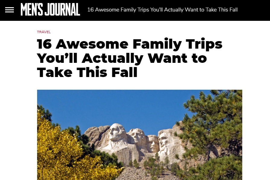 Men's Journal Gives Us A Shout-Out