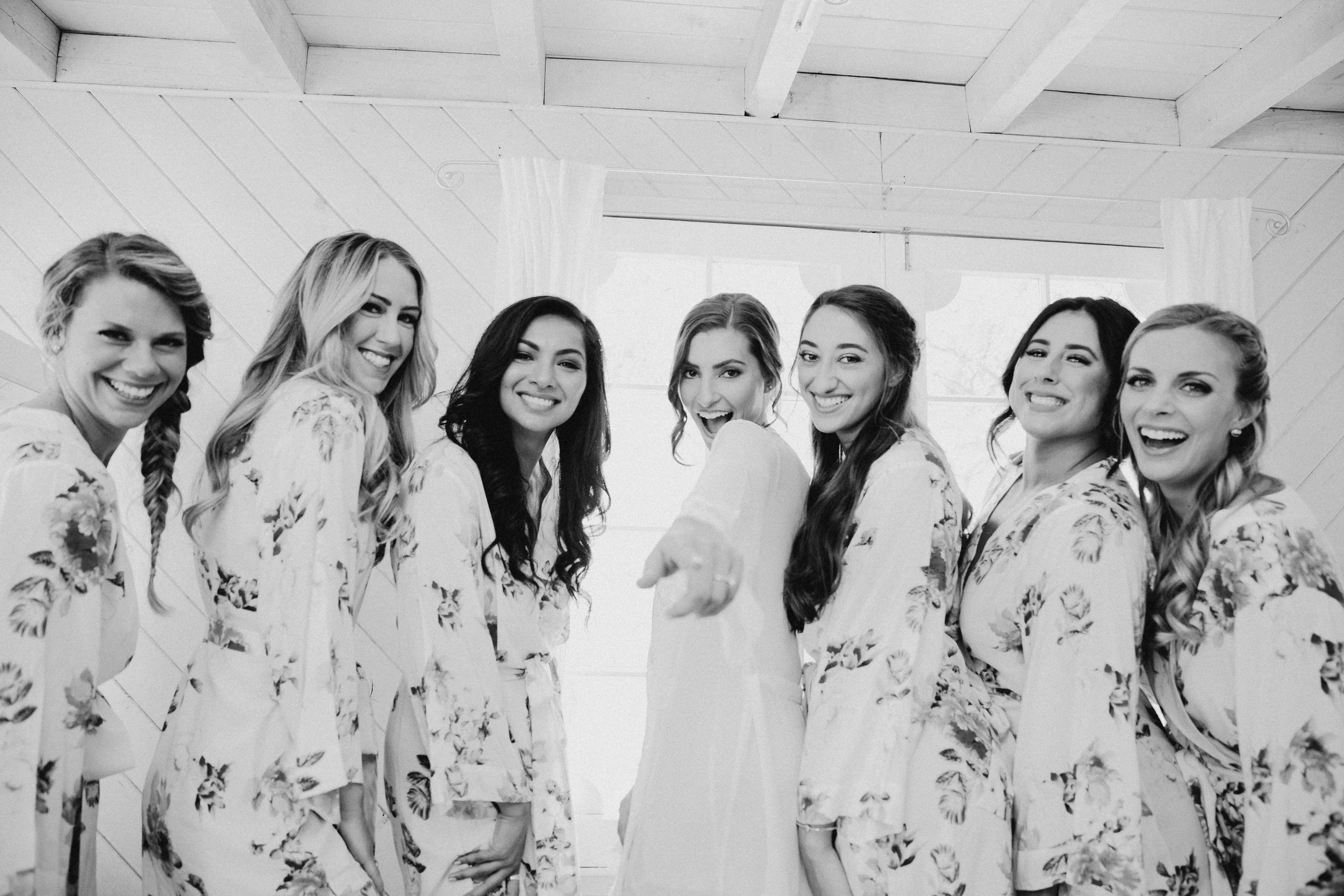Rancho Del Cielo Malibu Wedding May Iosotaluno Photography Bridesmaids