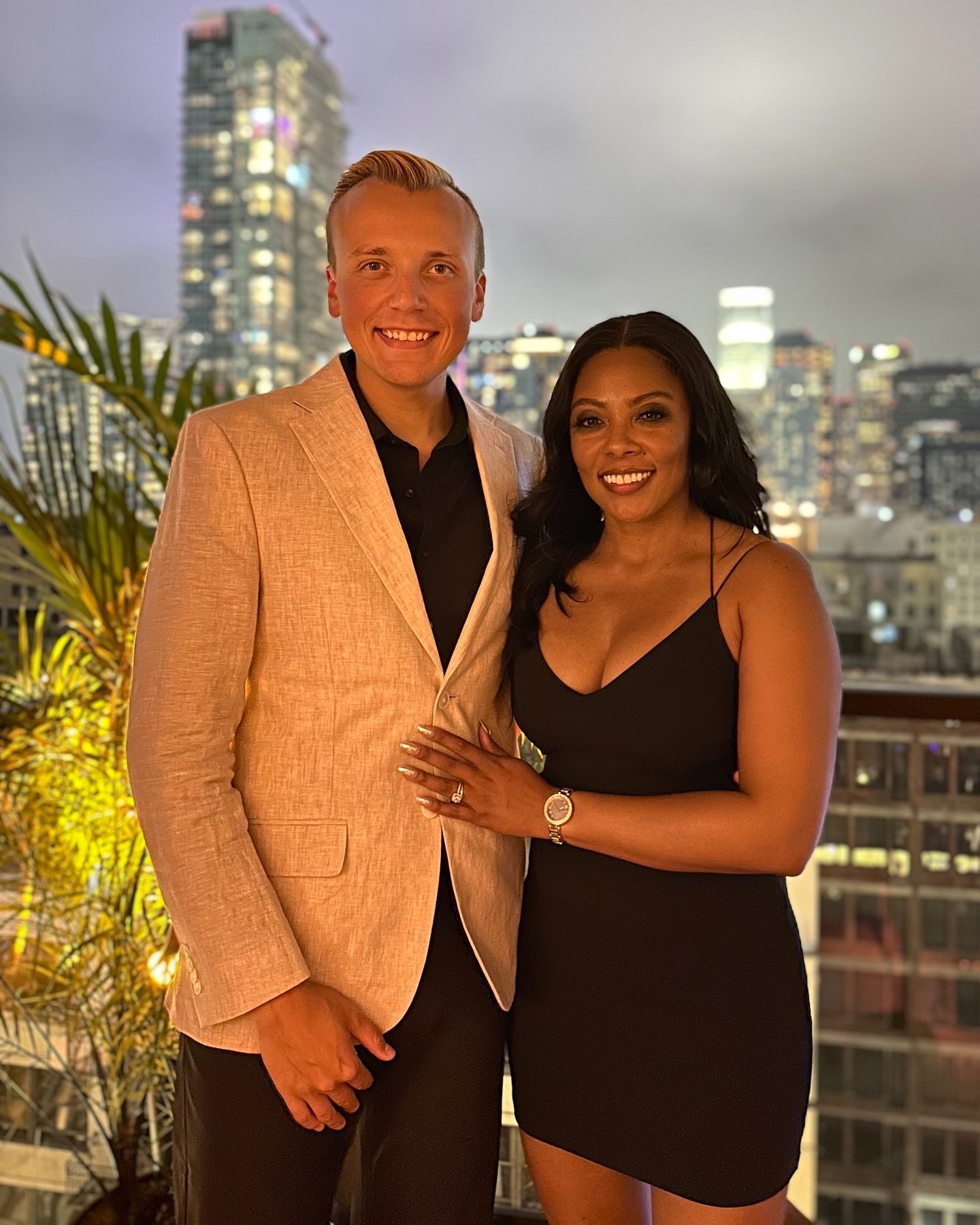 Enjoying my birthday with my beautiful wife.