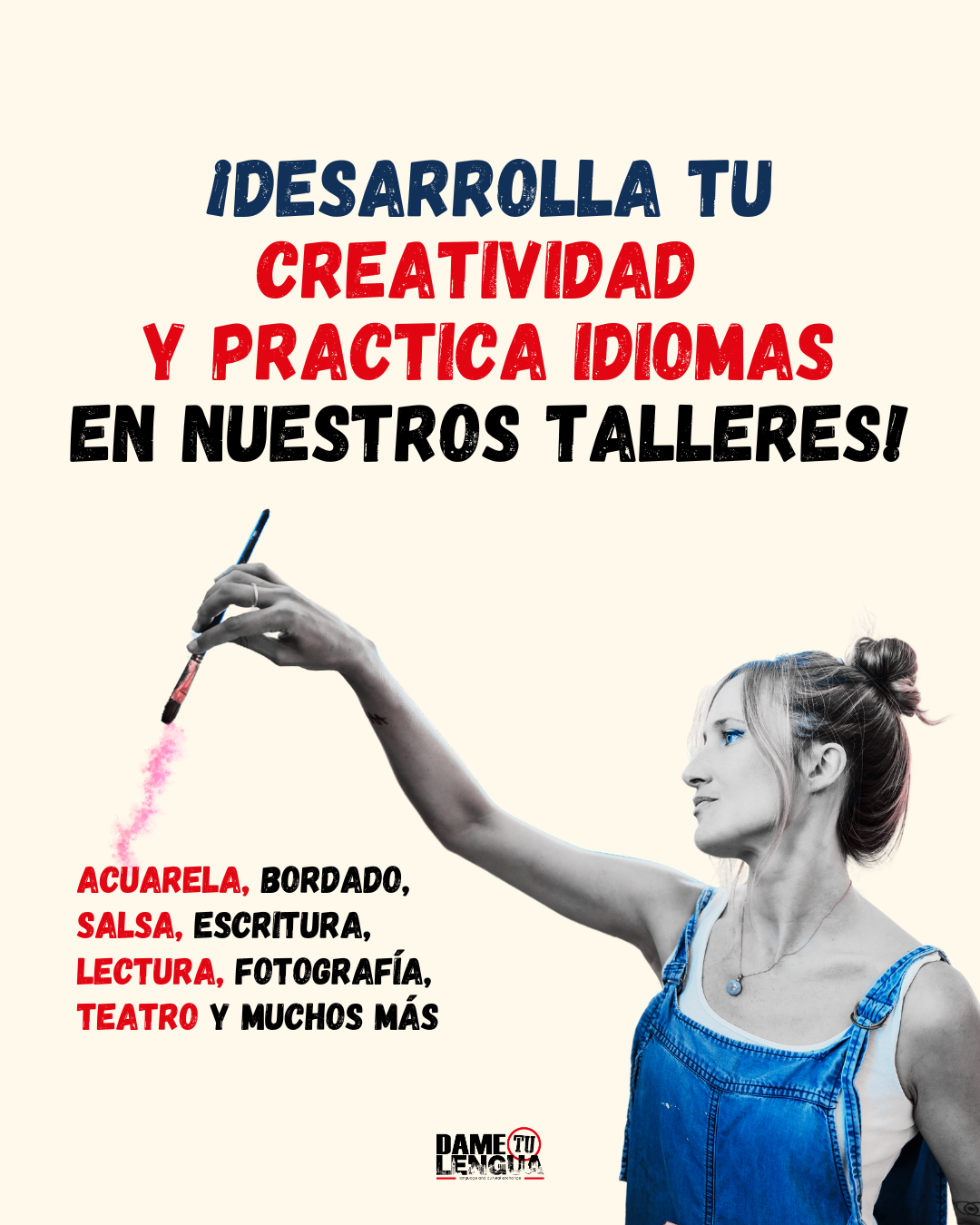 Talleres creativos de Dame tu Lengua