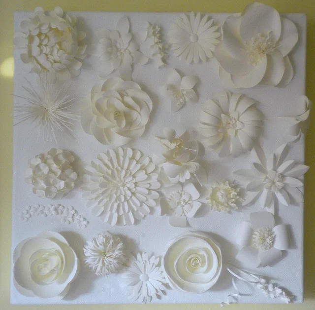 Faux Flower Canvas