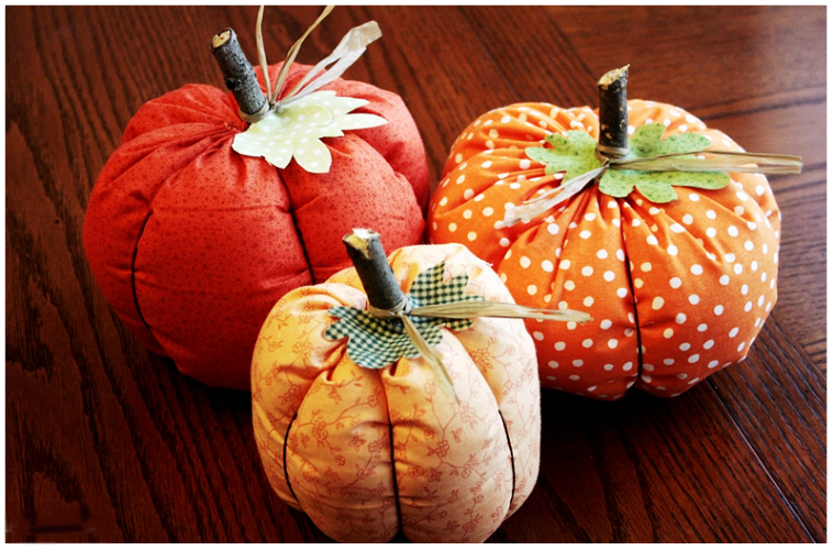 Fabric Pumpkins