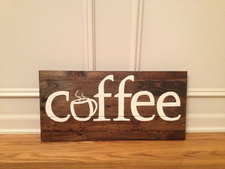 Diy Wooden Plank Home Decor The Makery, Diy Wooden Coffee Signs