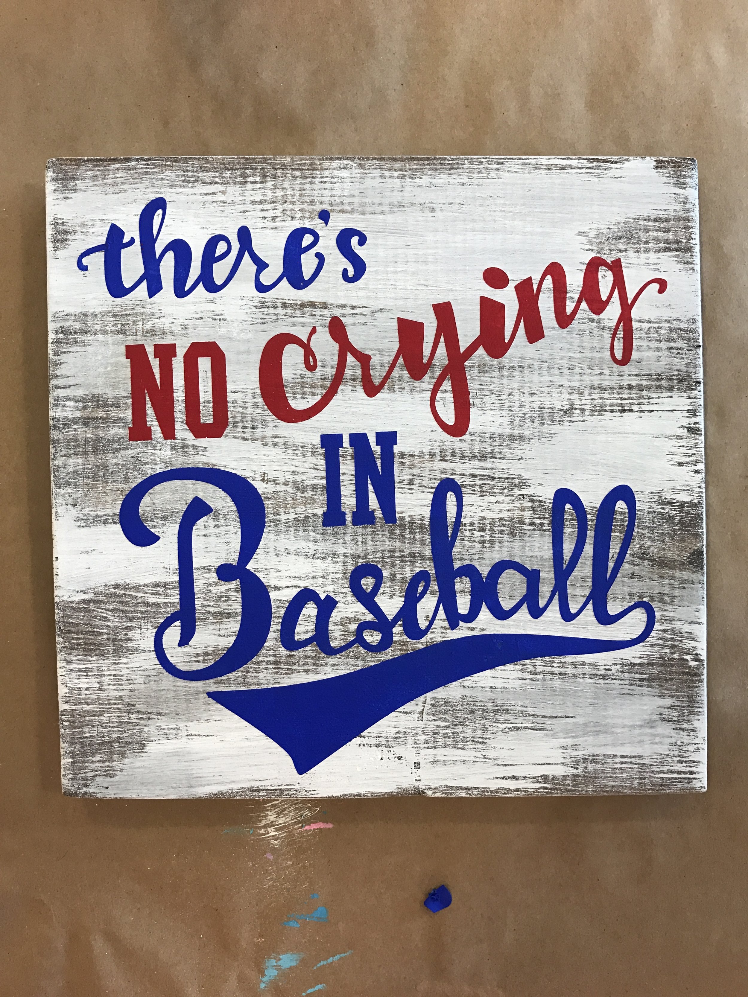 There's no Crying in Baseball
