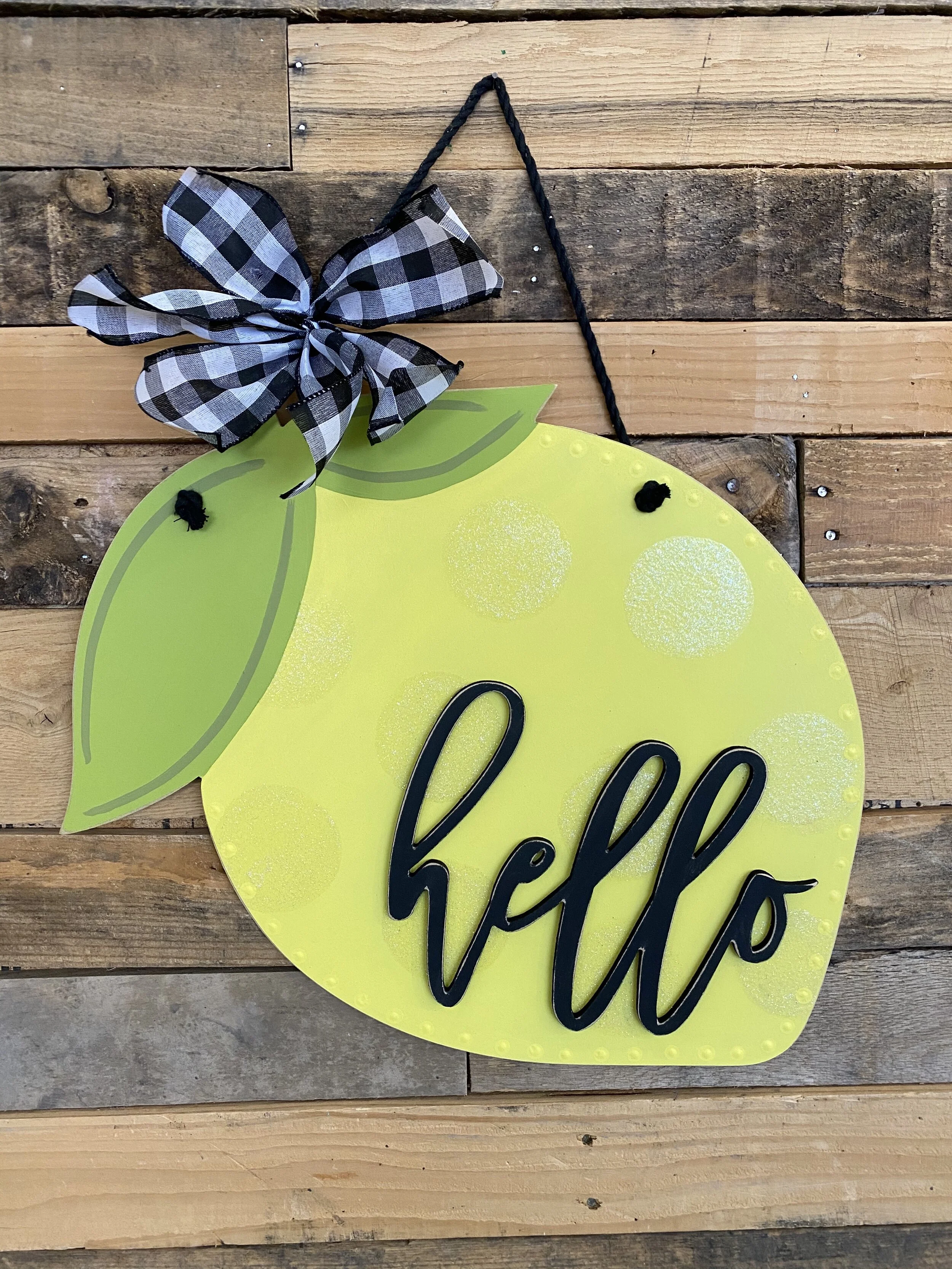 Lemon Door Hanger