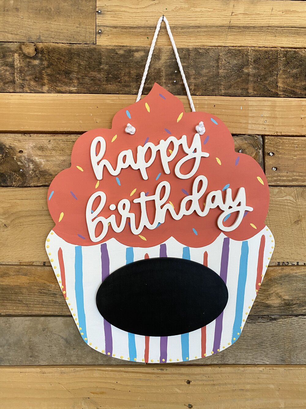 Porta Cupcake Happy Birthday