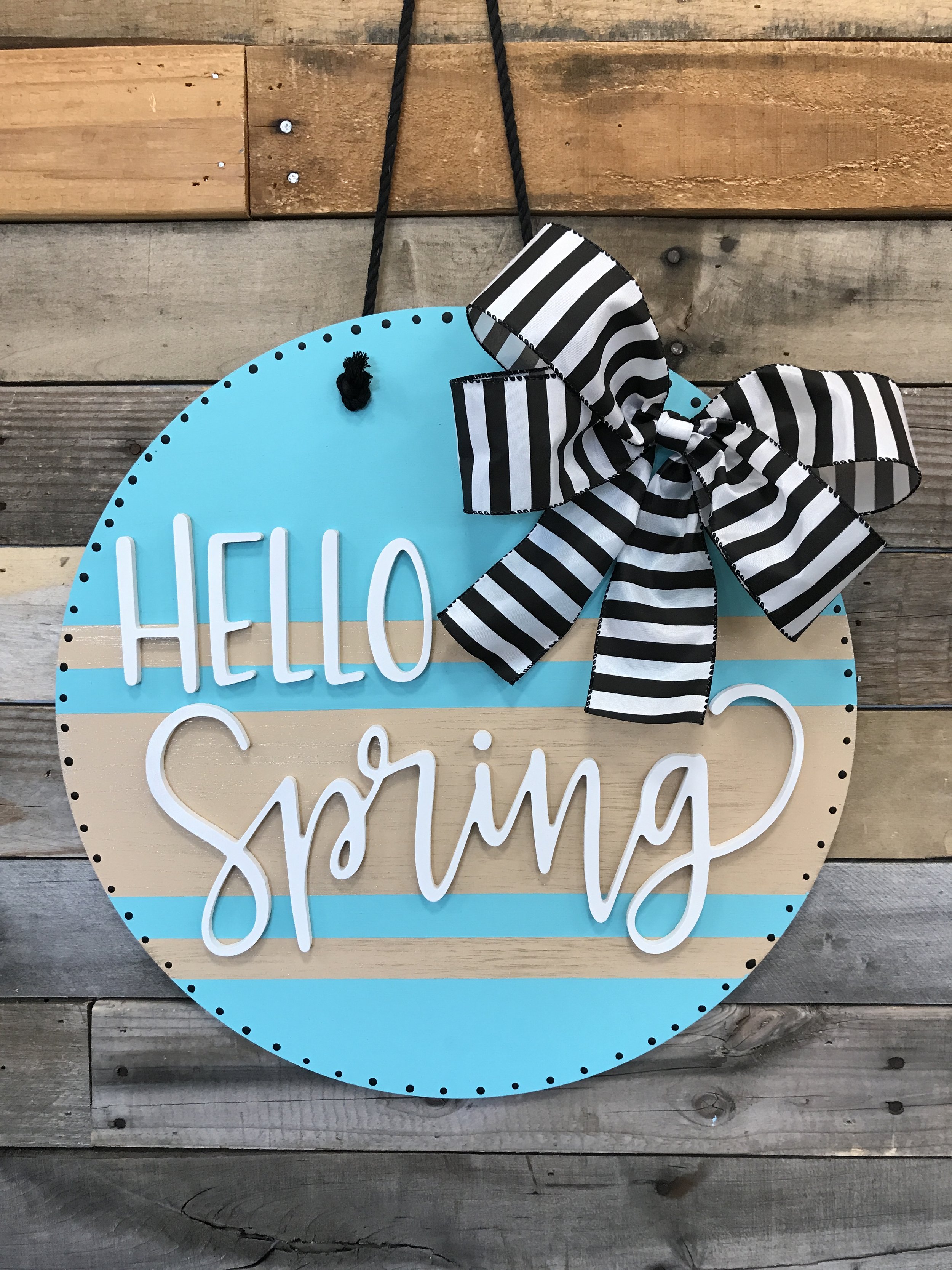 Hello Spring Circle