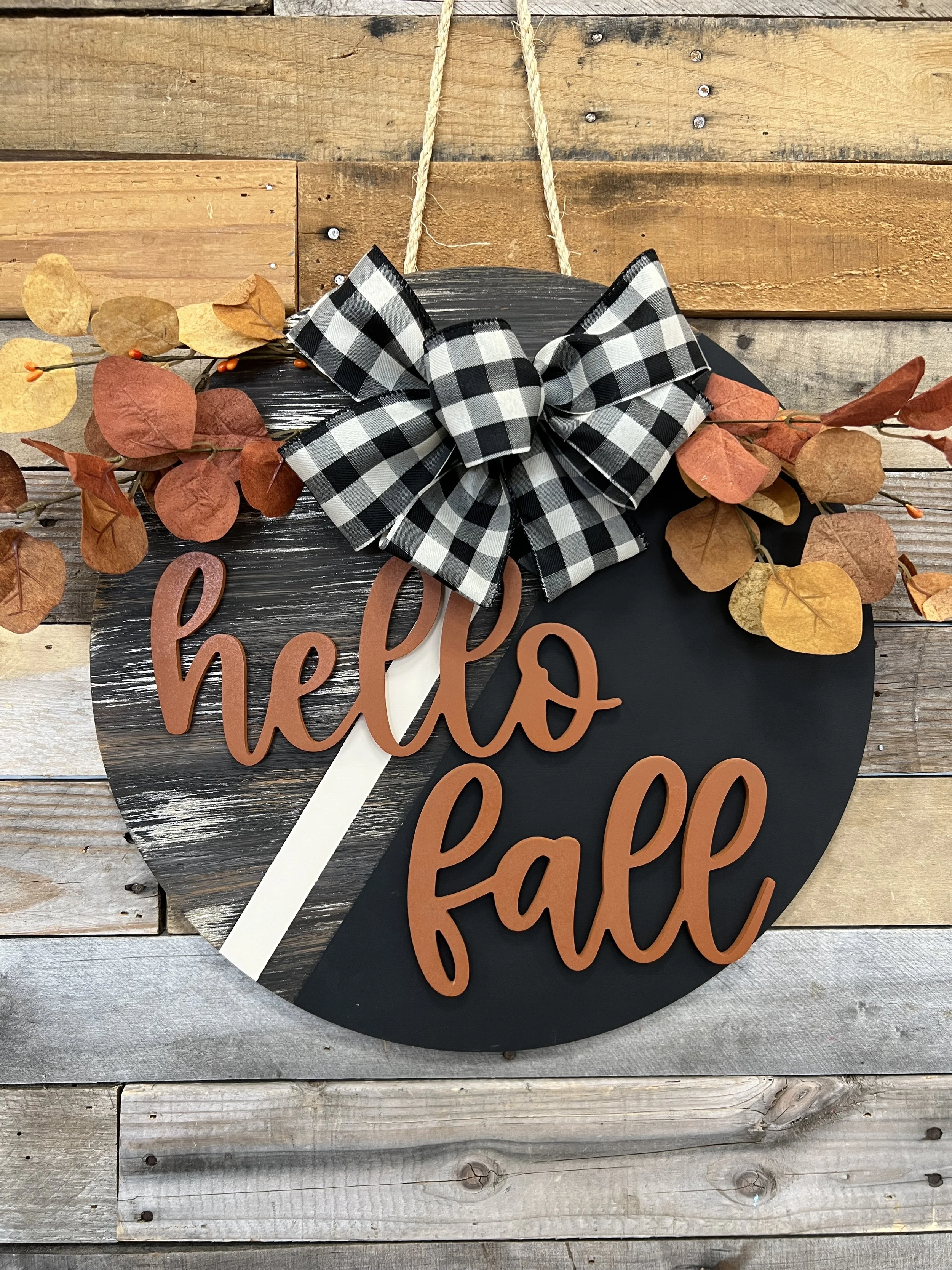 Hello Fall Circle