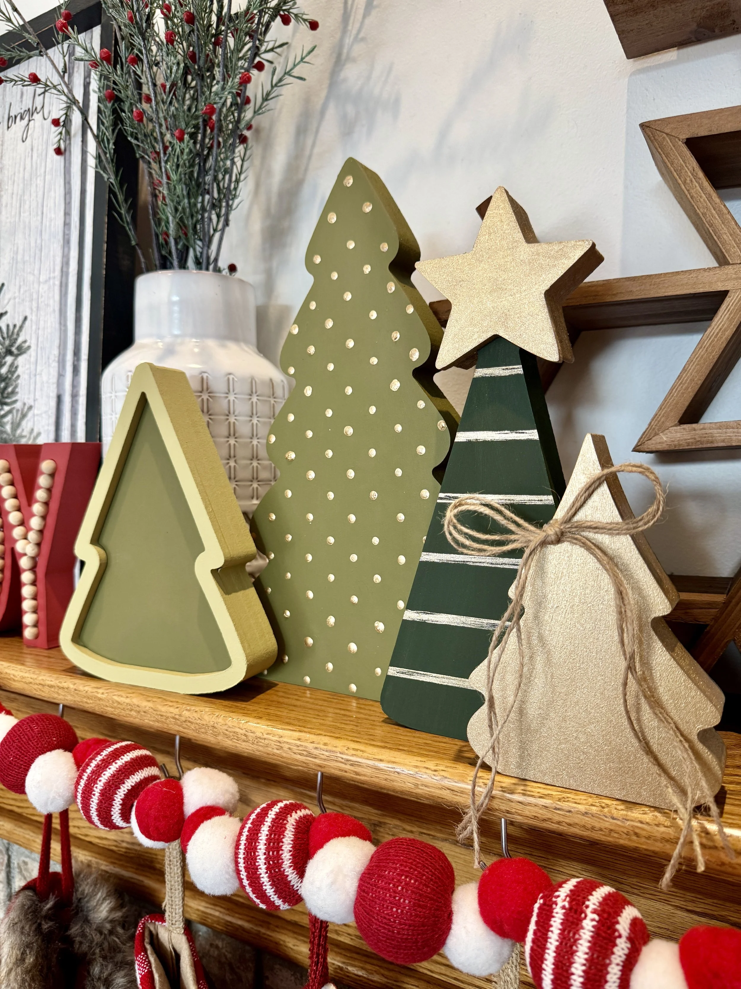 DIY Class - Winter Shelf Sitter Set