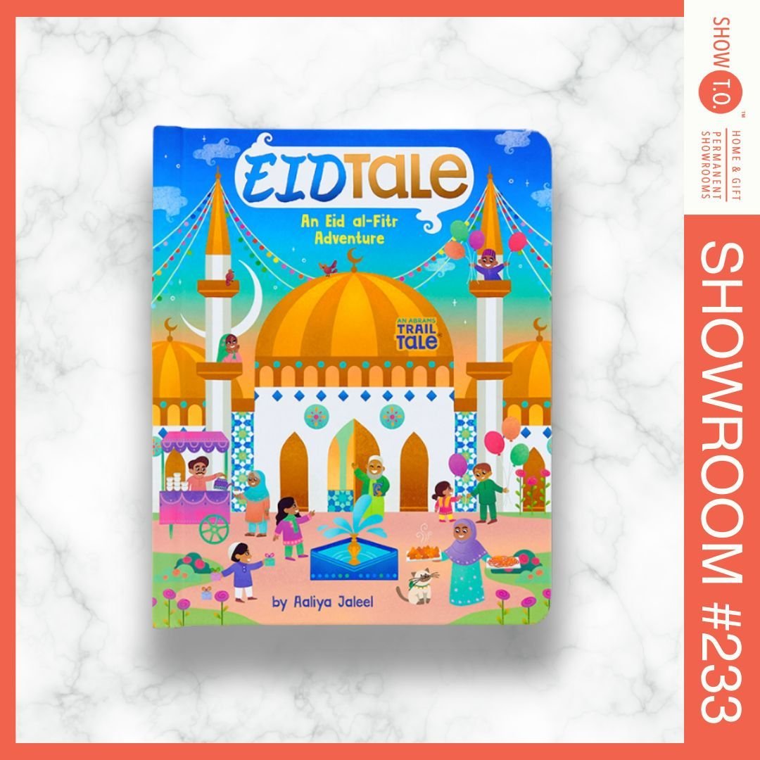 The Spring Market starts next week!
Mark your calendars for April 15-17. Visit us in showroom #233. Check out @show_to_homeandgift for more details. 

Featured: EidTale (An Abrams Trail Tale) : An Eid al-Fitr Adventure published by @abramskids. Gifts