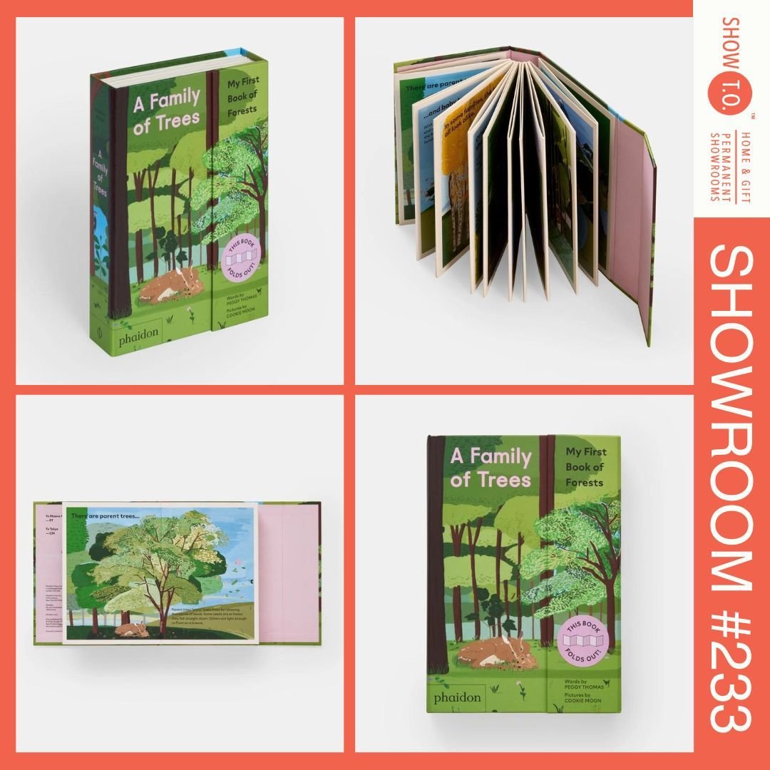 #MarketMonday @show_to_homeandgift!

🧮 📖
Featured: A Family of Trees : My First Book of Forests by Peggy Thomas, illustrated by Cookie Moon. A read-aloud, poetic introduction to forests for children aged 2-4 that, when unfolded, creates a forest-sc