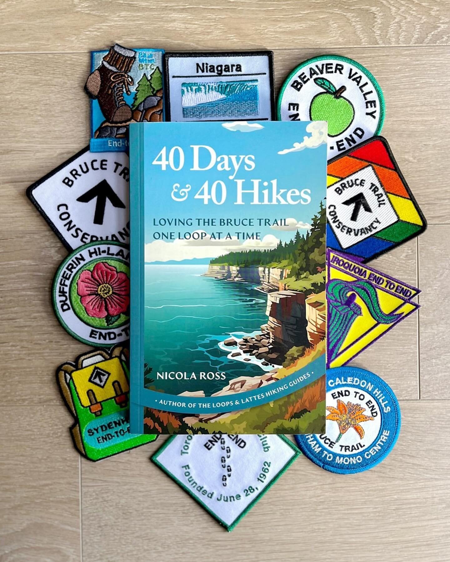 The heat is on! Stock up on 40 Days &amp; 40 Hikes : Loving the Bruce Trail One Loop at a Time by Nicola Ross. A travelogue and friendly guide to hiking the Bruce Trail in an unconventional way - as a series of day-hike loops. Perfect for hikers, non