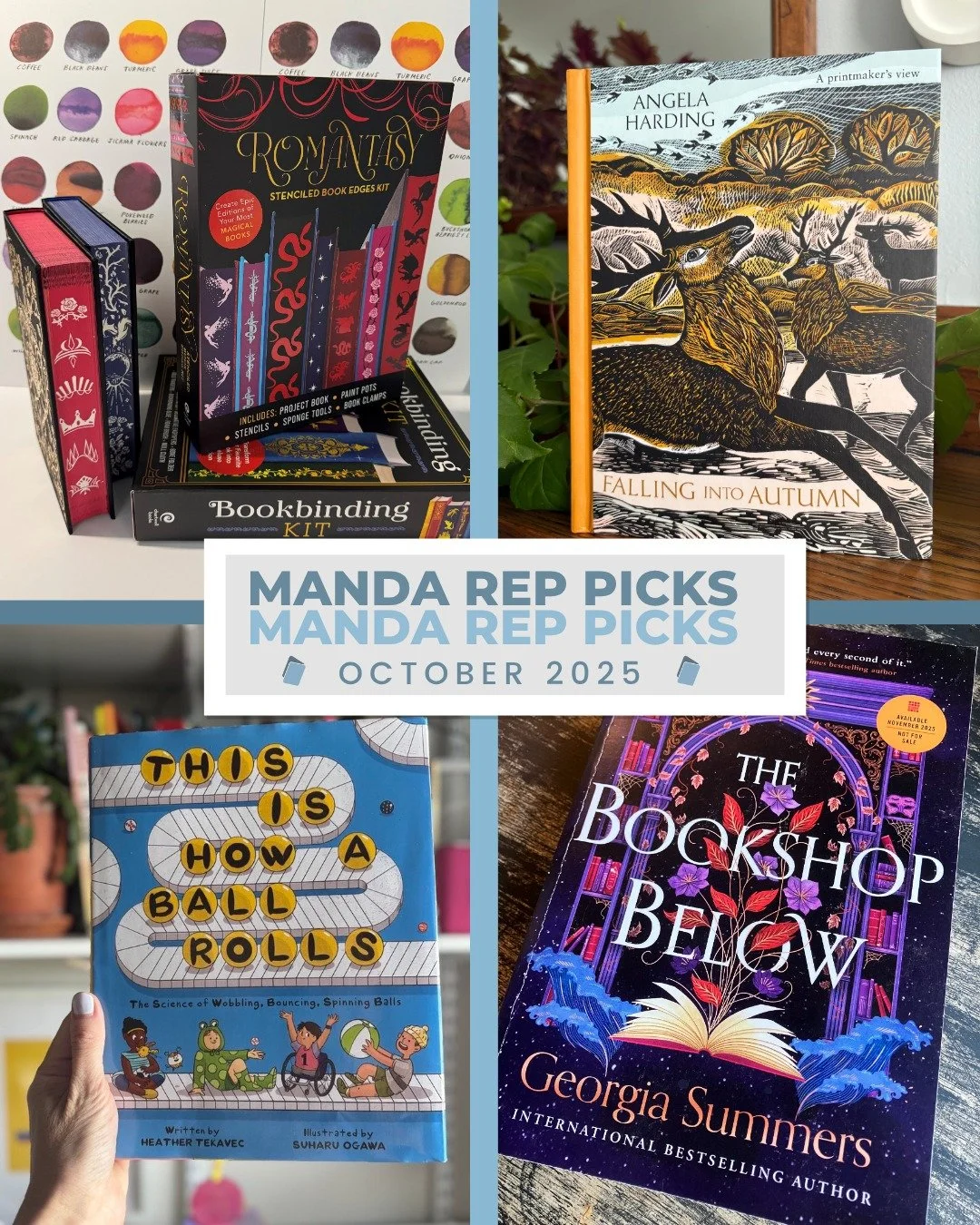 ✨ Manda Rep Picks ✨

Check out what our reps are reading and loving this month! Swipe to see our picks for October. 📚

#MandaRepPicks #BookRecommendation #BookRecommendations #FictionBooks #BookObsessed #LoveBooks #BooksToRead #BooksWeLove #BookTok 