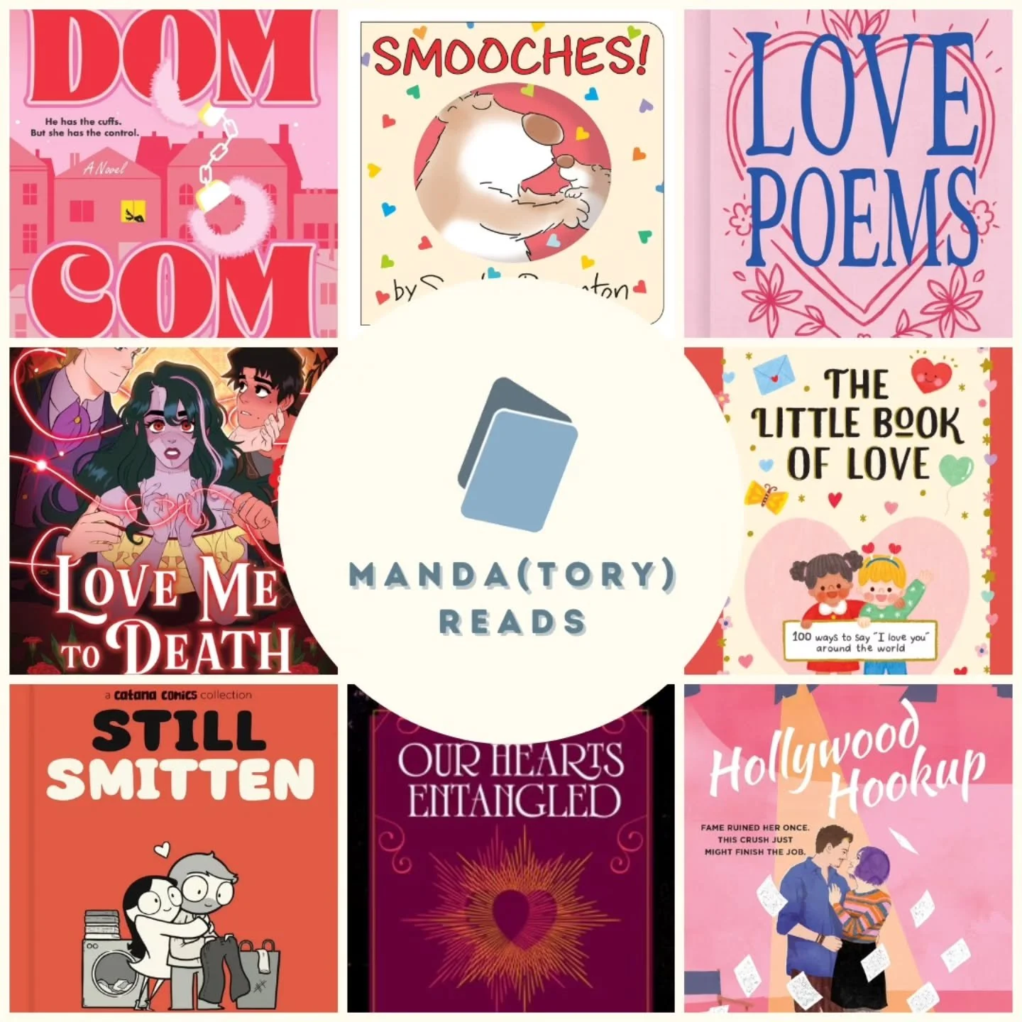 Valentine's Day may be over, but we're celebrating love all month long! Check out these heartwarming titles from our Manda publishers. 📚💖

📘Dom Com (@readforeverpub / 9781538773116) 
📘Smooches! (@littlebrownyoungreaders / 9780316574686) 
📘Love P