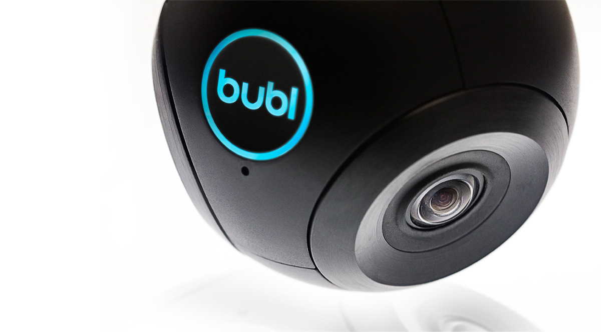 We worked with BUBL Technologies to develop the hardware for the camera while they developed the software. A four-camera triangular pyramid was chosen after our analysis of possible layouts. The camera is about the size of a hardball, and is completely self-contained.
