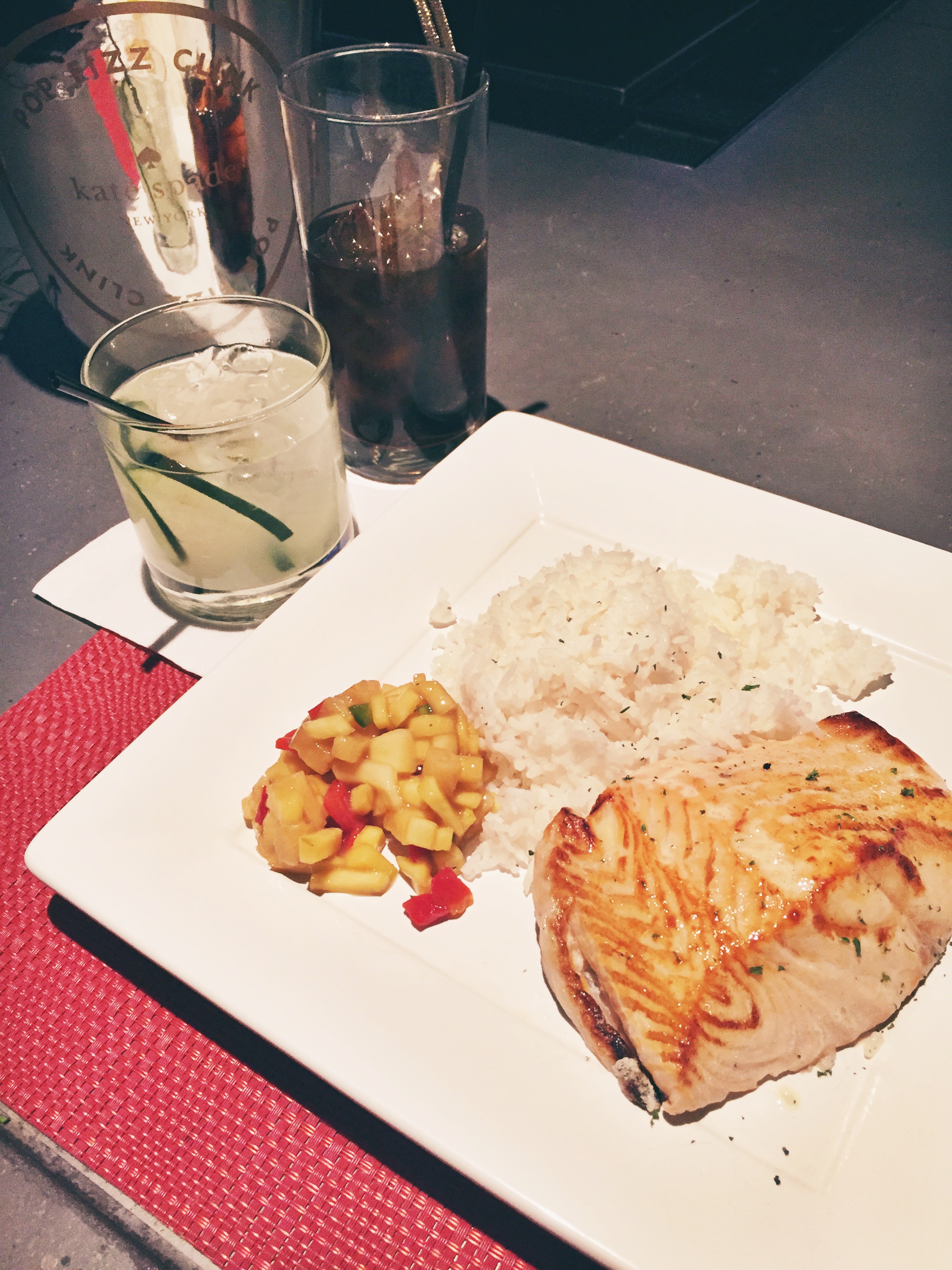 gin and salmon might be the new trend, but Diet Coke never goes out of style...