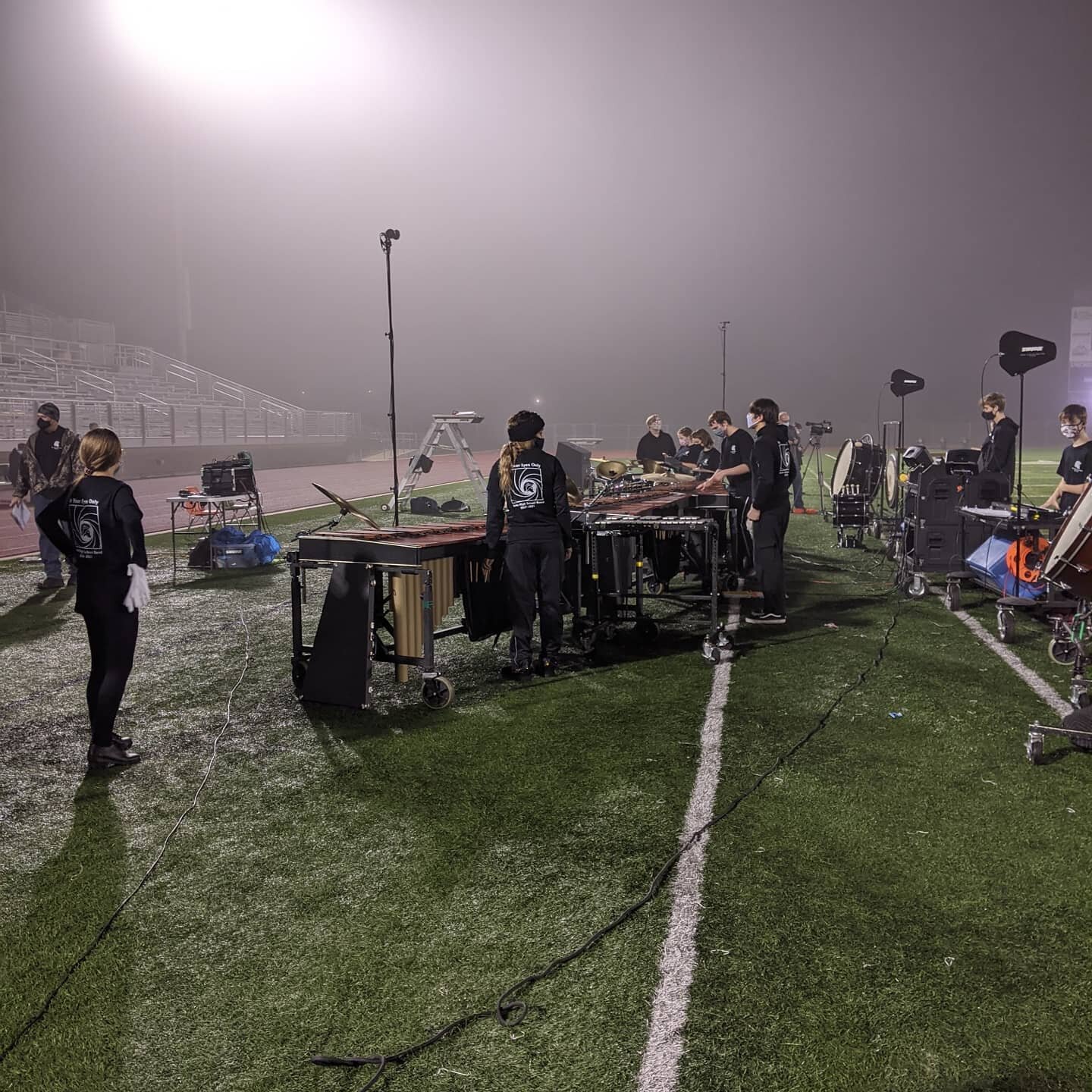 It was great to be able to record some marching bands this week but in a safe way!