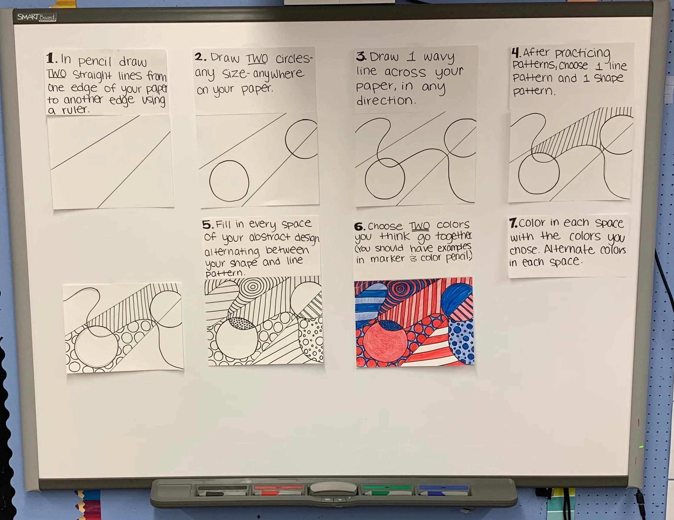 Following Directions Lesson Tutorial Board