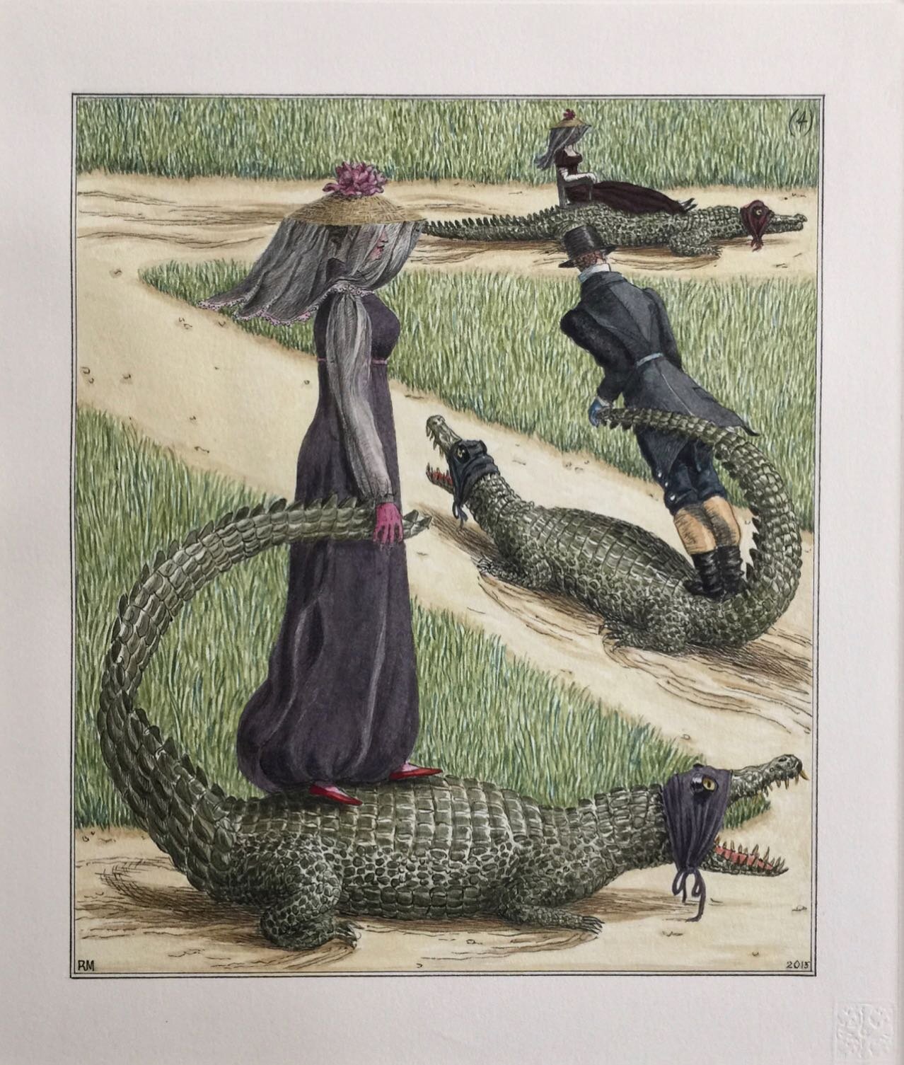 Might we suggest Uber Gator for all your New Orleans transportation needs? #greeninfrastructure 

(&ldquo;4, 2015&rdquo; by Ruth Marten)