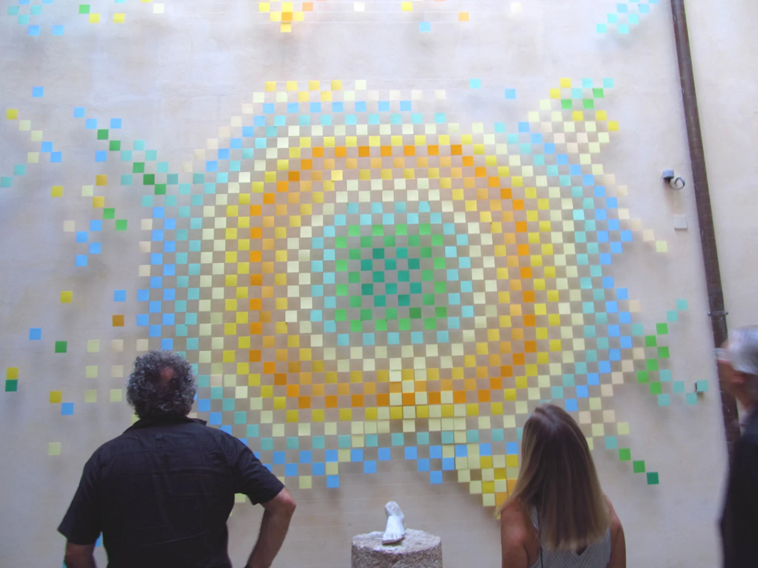    Abacus ,   2012, Palazzeto Cenci, Rome Italy,  paper and monofilament, curated by Baldo Diodato 