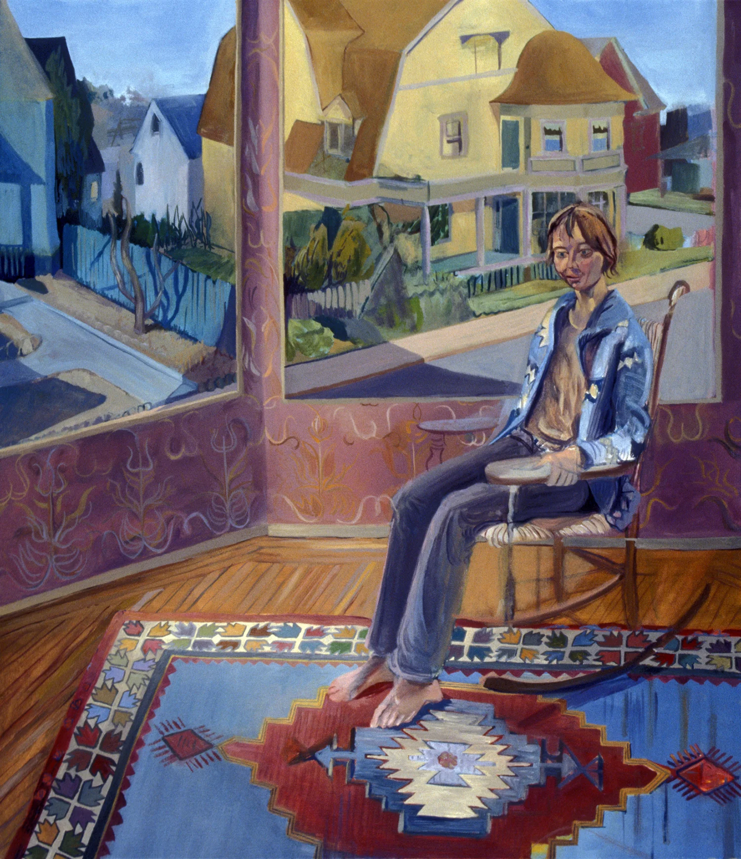 Sunroom , 2006, oil on canvas, 44" x 36"