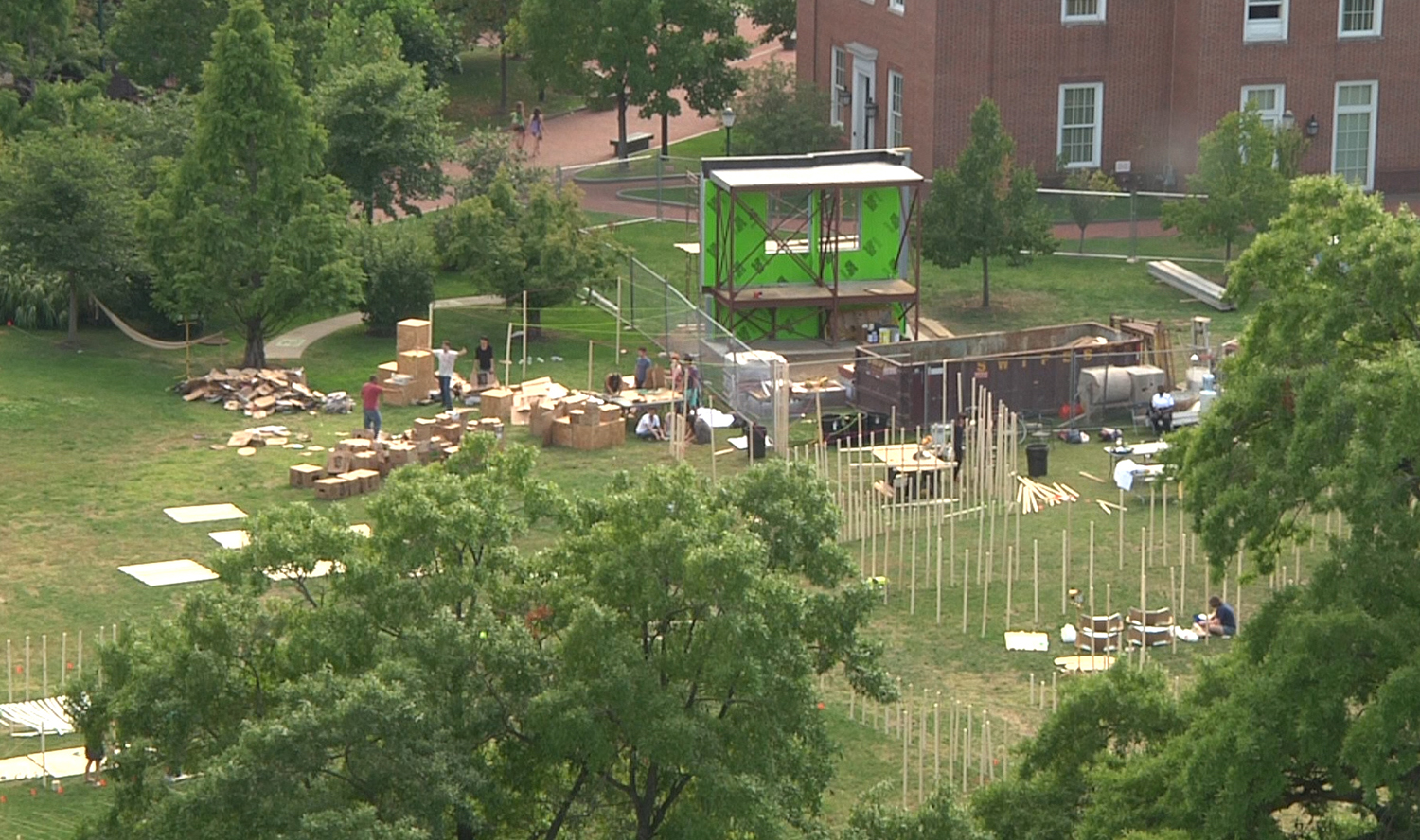    Cardboard Village   , 2013, Philadelphia PA,  collaborative public art project, IDEA Days Design Festival 