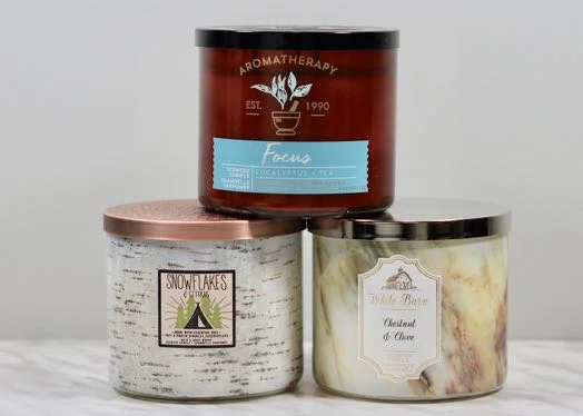 A few 3-wick candle from B&BW.