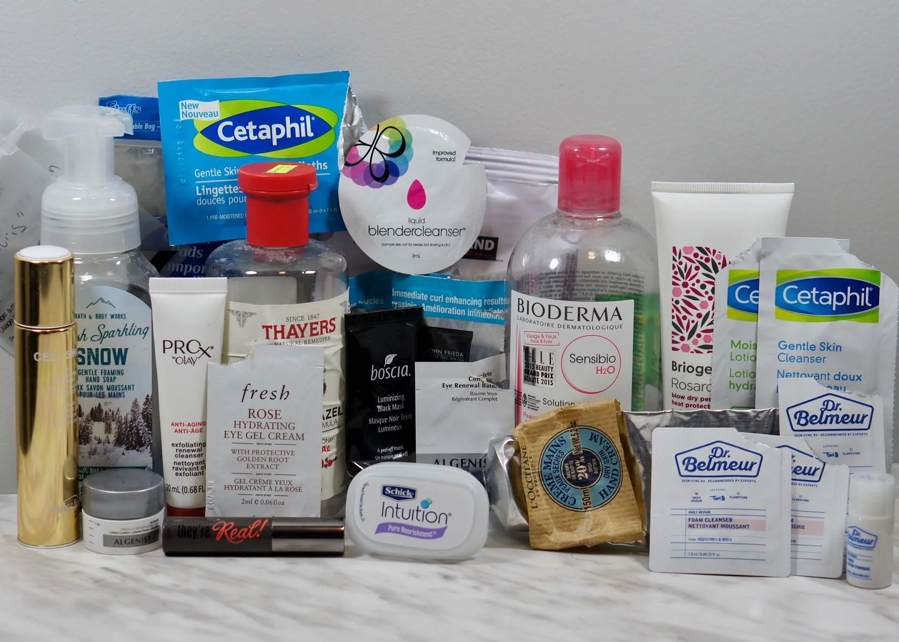 A few new products and a few old used up in April.