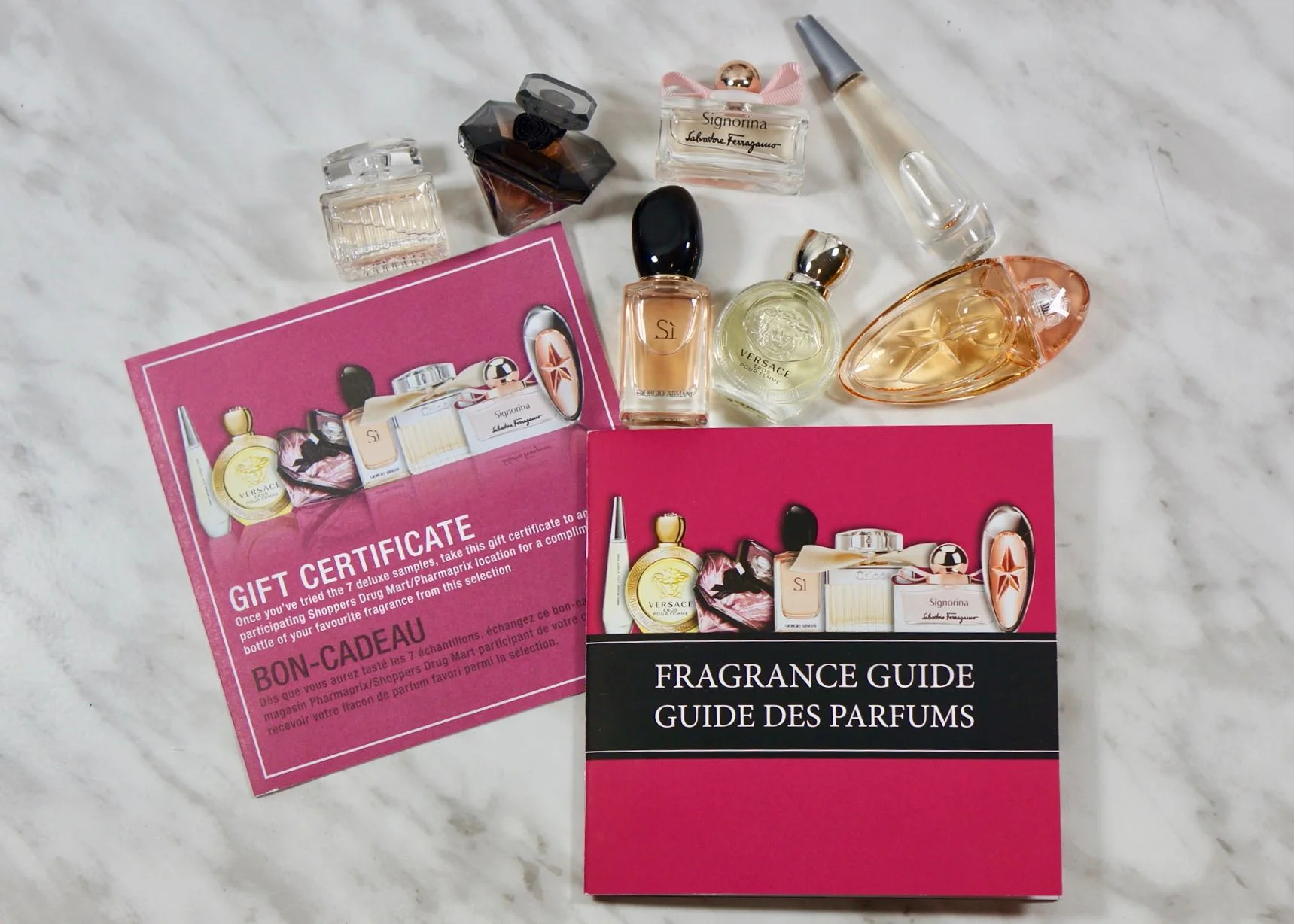 What is inside the SDM Fragrance Sampler.