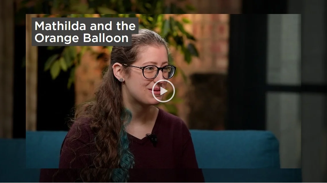 Jess Kaufman on London Live talking about Mathilda and the Orange Balloon