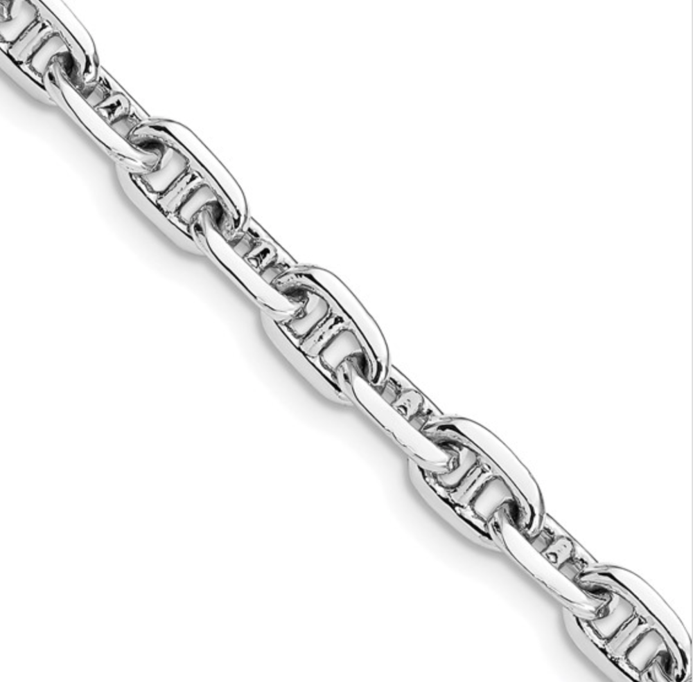 14kt white gold lobster clasp chain — The Gold Source Jewelry Store