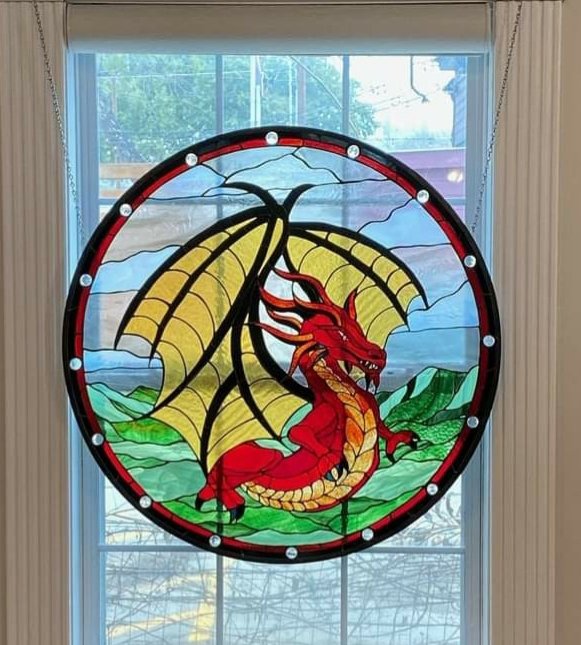 Stained Glass Dragon