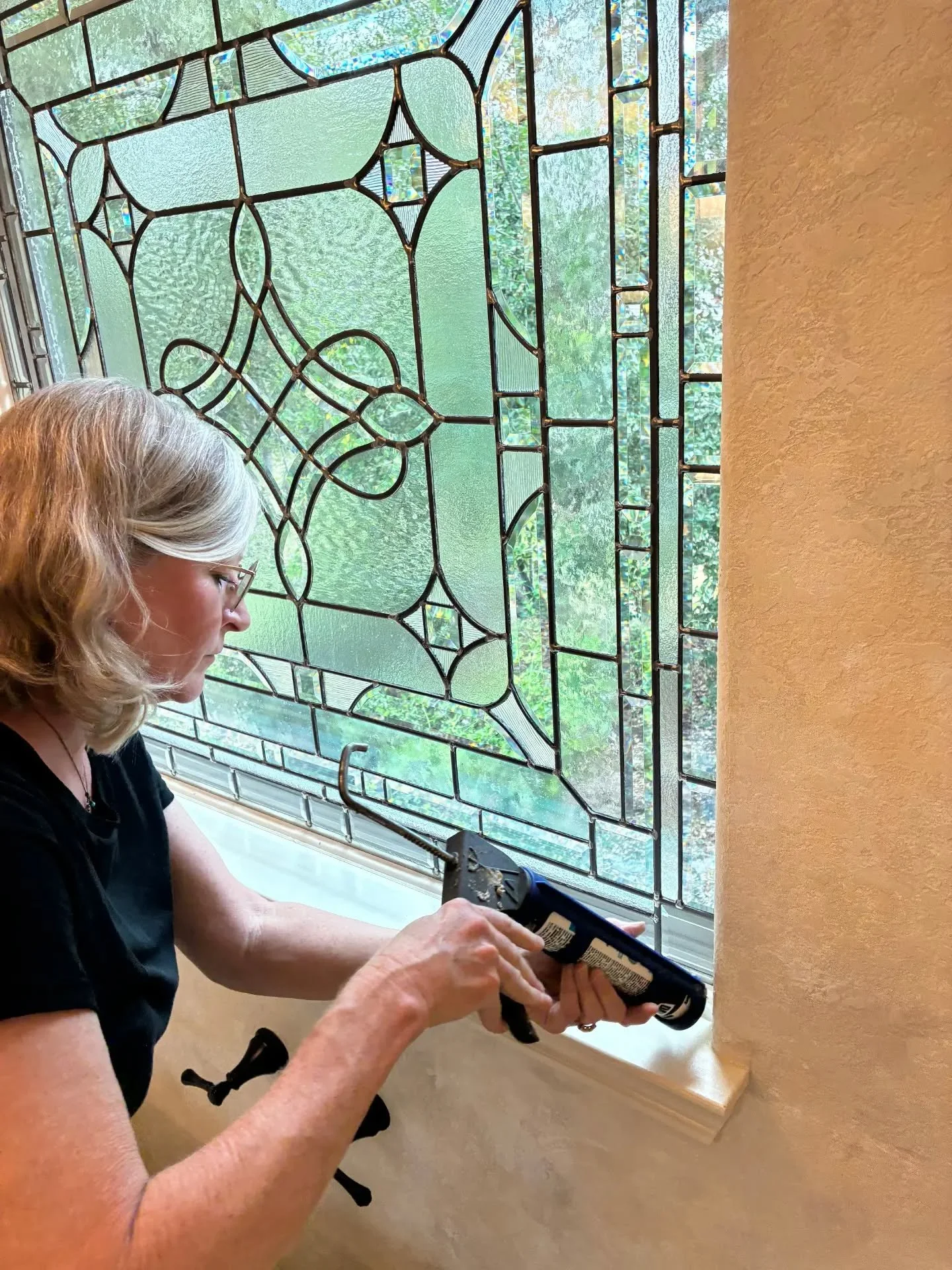 Installation of luxury bathroom window