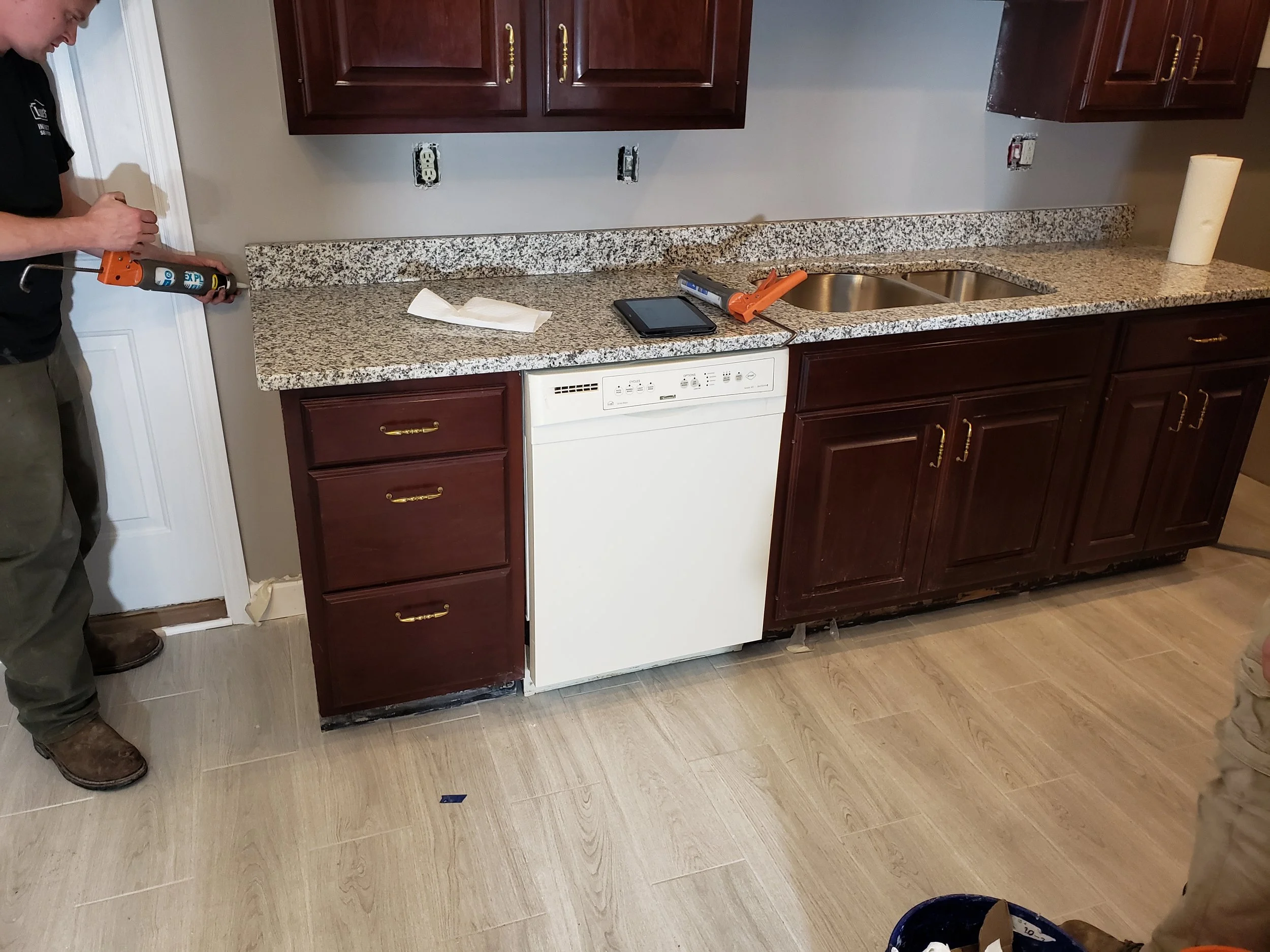 Tile flooring