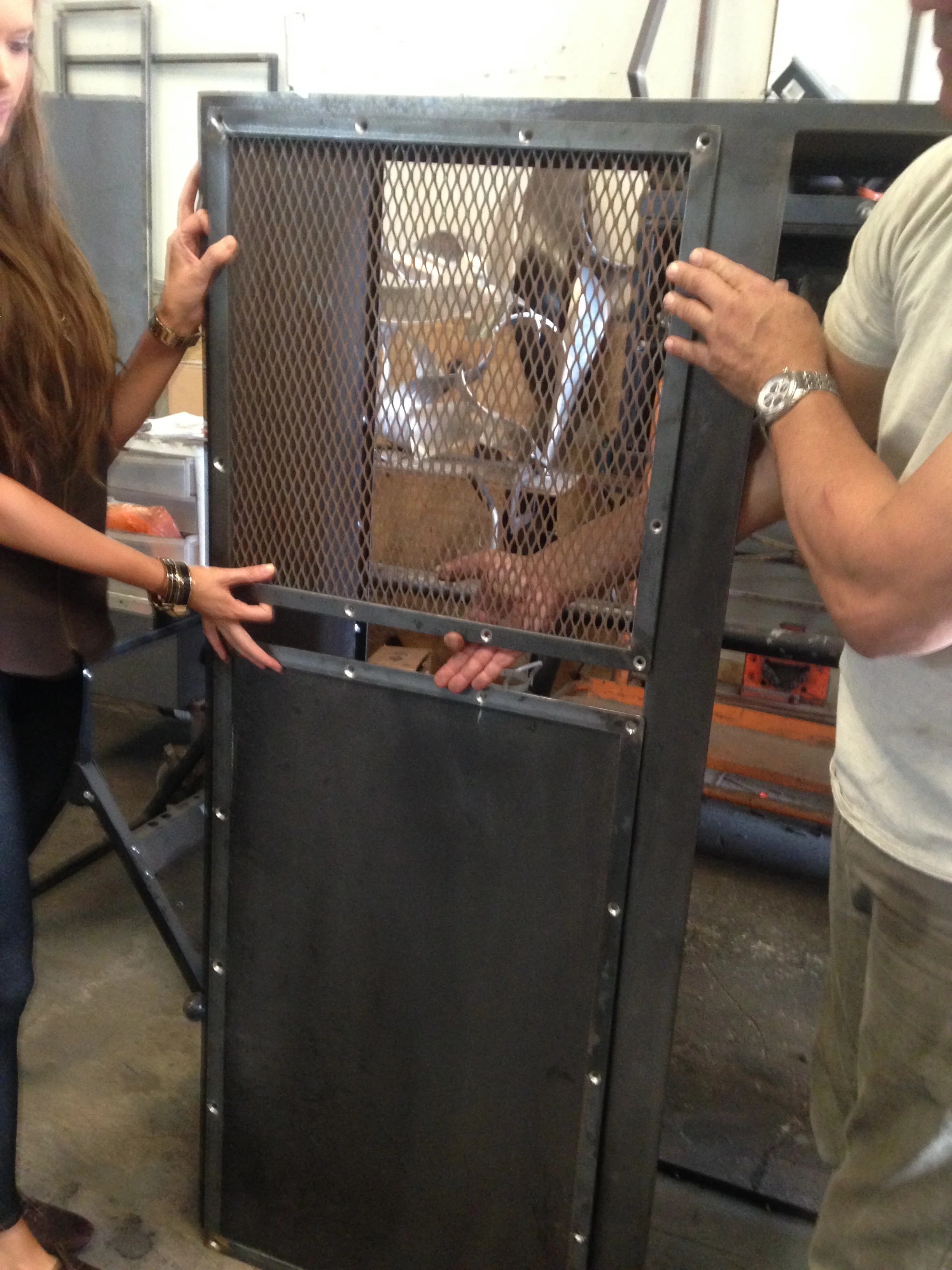 CABINET CONSTRUCTION BEGINS