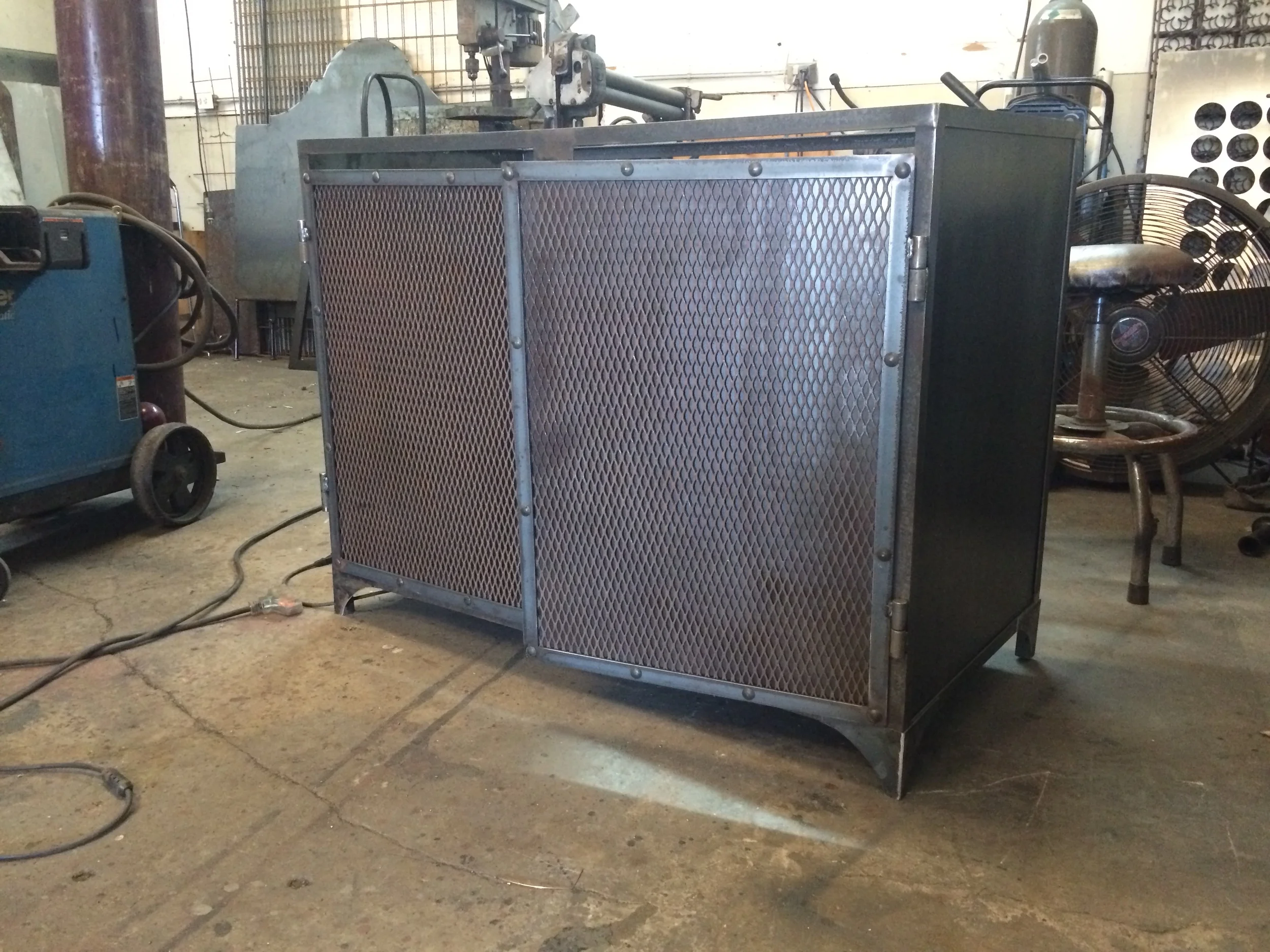 CABINET CONSTRUCTION BEGINS
