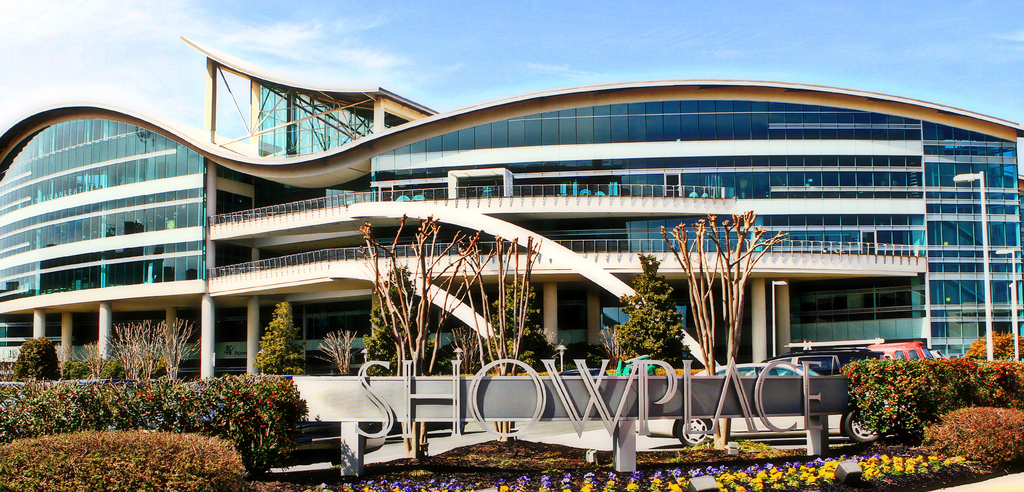 Showplace is one of the main buildings at Market that housed many showrooms full of beautiful furnishings.