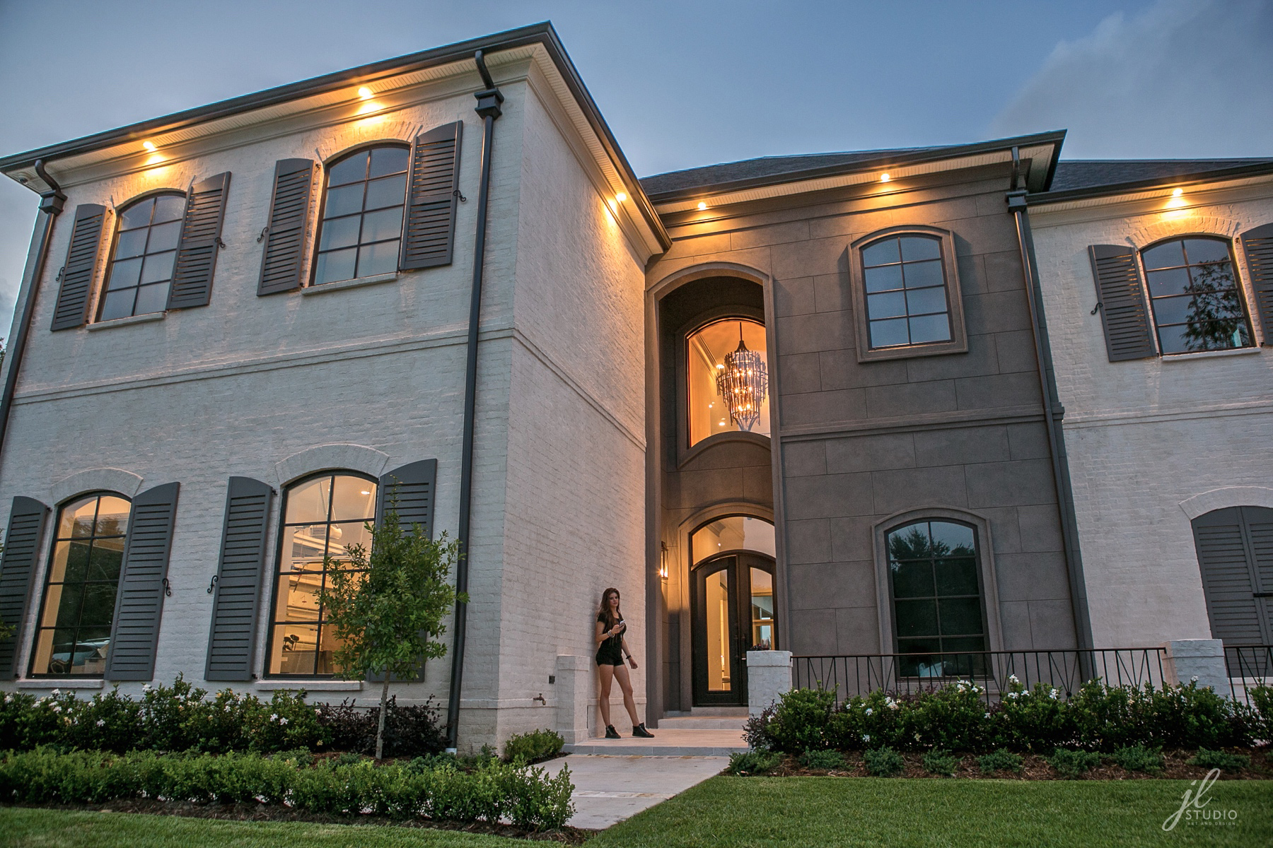 New construction home designed by Jacquelyn with JL Studio Designs. House built by Hoskins Homes. 