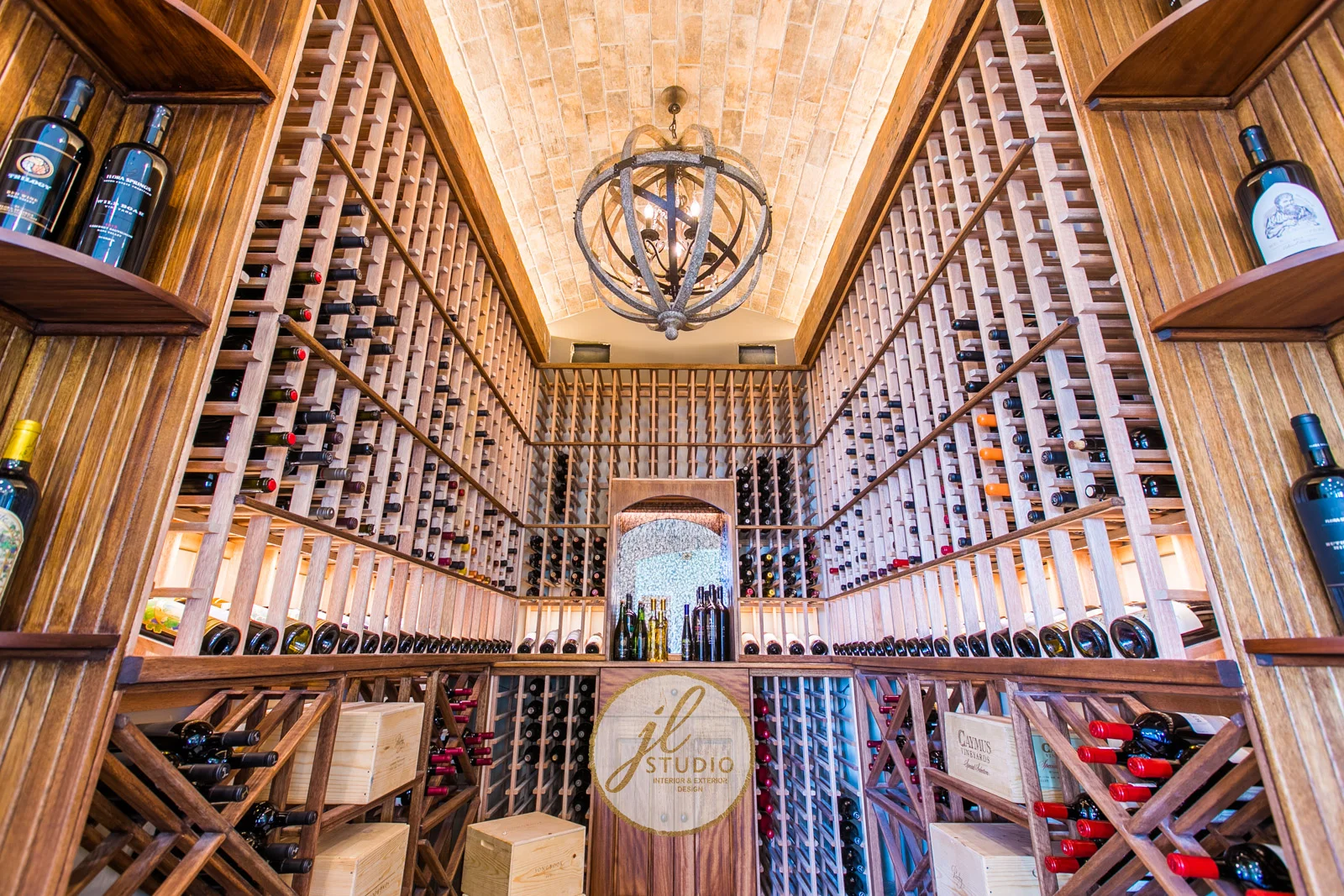 Wine cellar designed by JL Studio 